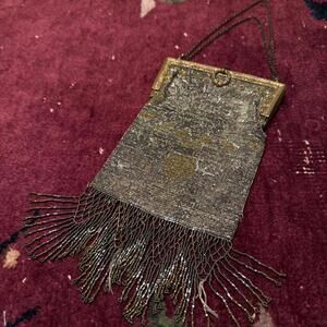 Authentic 1920s Beaded Flapper Purse 🖤✨